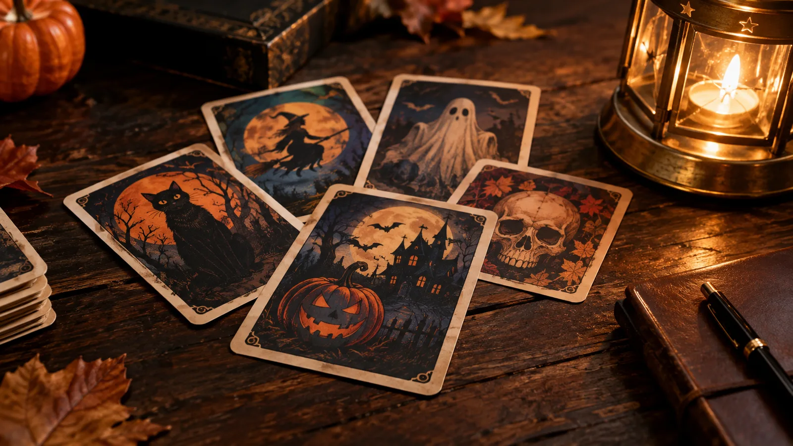 Halloween AI prompt library with costume, pet and couple prompt cards