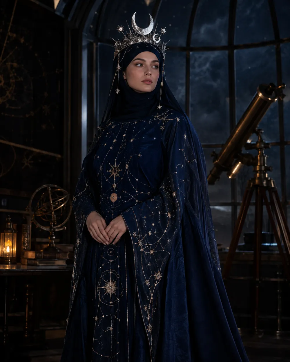 Cosmic Royalty AI Halloween costume idea