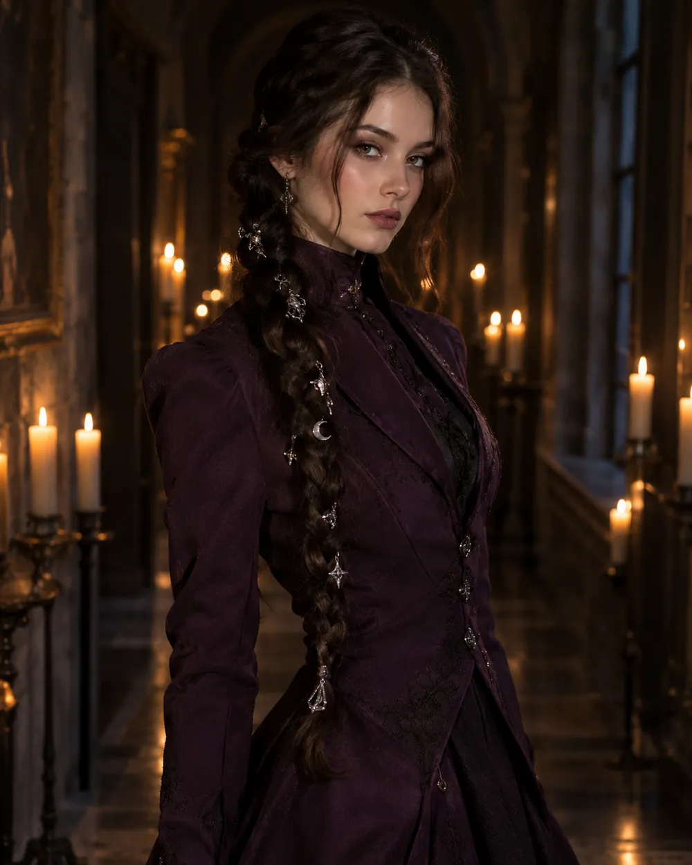 Dark Braids AI Halloween costume idea