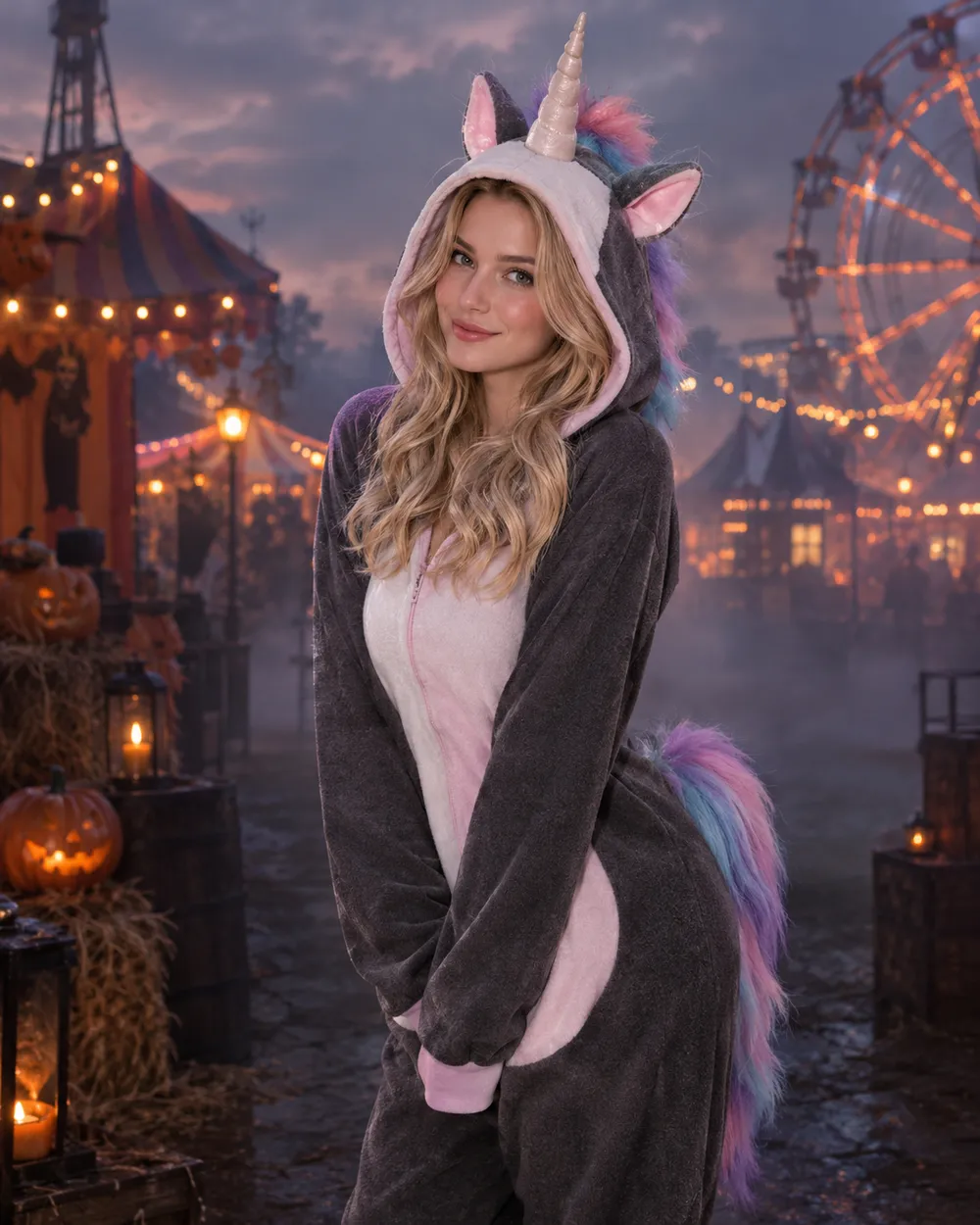 Haunted Unicorn AI Halloween costume idea