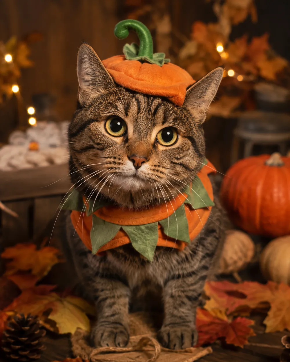 Halloween pet costume AI prompt example