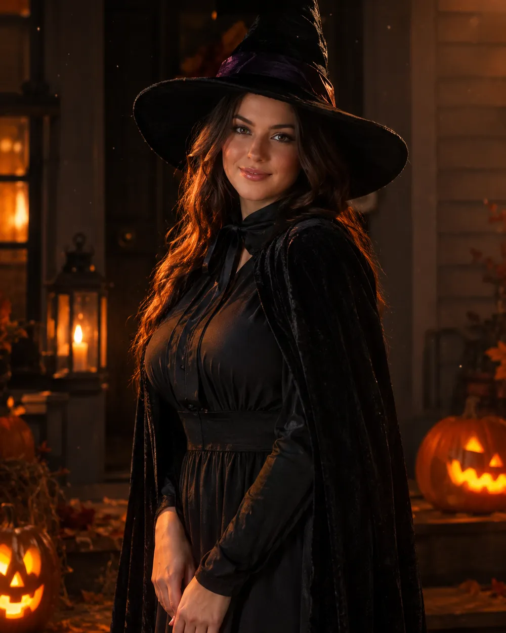 Pumpkin glow Halloween AI video preset