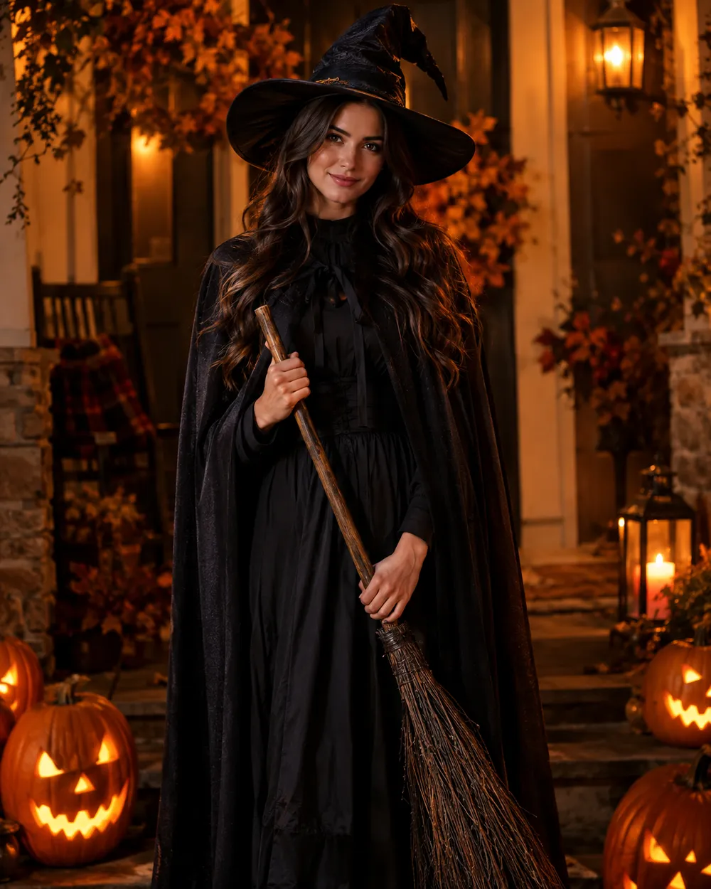 Pumpkin glow Halloween AI photo edit