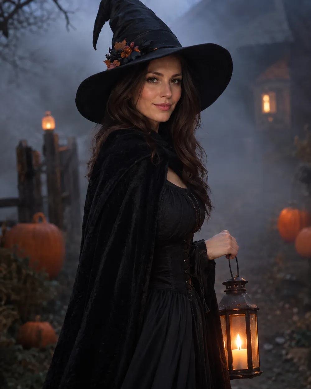 Halloween image to video AI prompt example